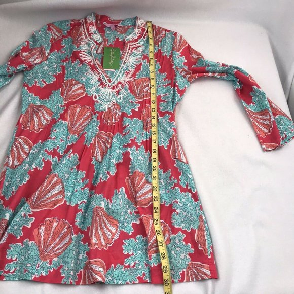 Lilly Pulitzer Sarasota Tunic Top Beaded Shell, XS - Picture 6 of 7